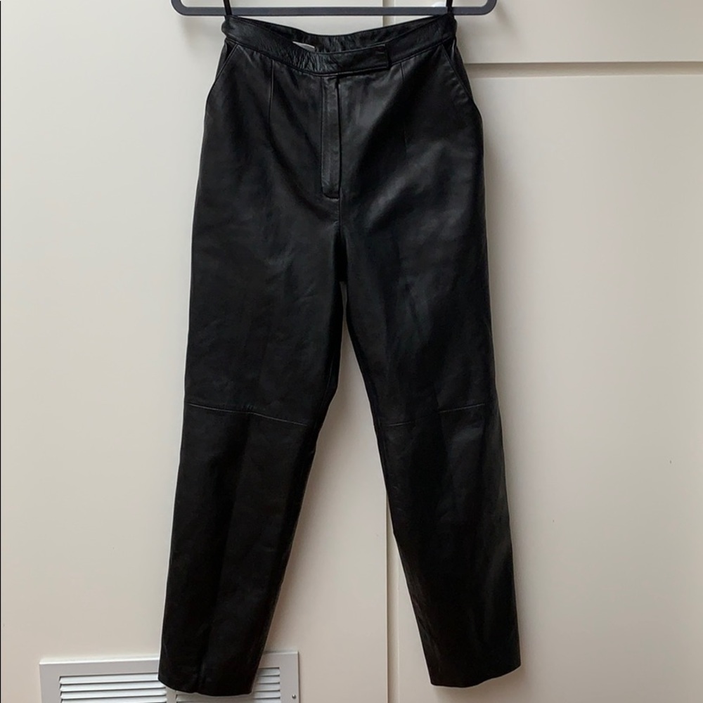 Jones New York leather pants